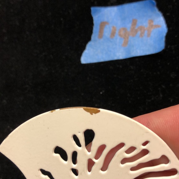 Vintage Rare Anne Klein Lion Head Logo Crescent Shaped Earrings - Picture 11 of 16